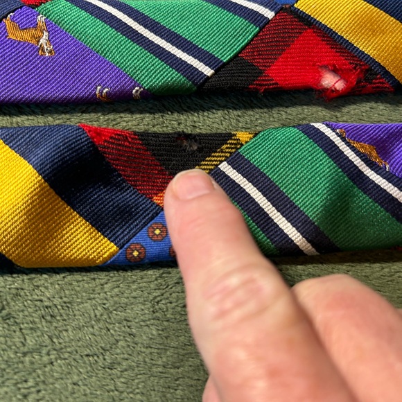 J. Crew Multicolor Plaid Belt with Tortoise Buckle See Pictures and Read S/M 40” - Picture 10 of 16